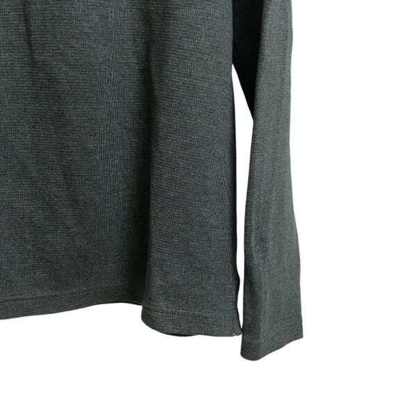 Weatherproof Vintage Long Sleeve Henley Shirt Men's Size M Pullover Green Comfy - Picture 7 of 12